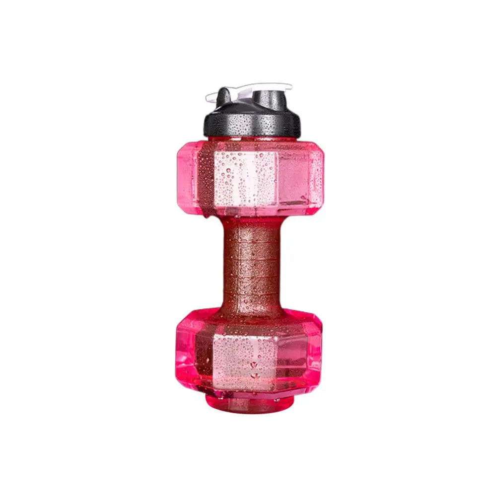 Gourde Haltère 2.6L Sport Fitness 2 en 1 hydratation + entraînement