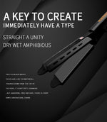 Four-gear Ceramic Tourmaline Ionic Flat Iron Hair Straightener For Women Professional Hair Straightener - Payty