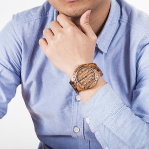 Explosive men's wooden watch, high-grade wooden watch, wooden watch - Payty