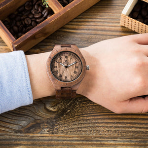 Explosive men's wooden watch, high-grade wooden watch, wooden watch - Payty