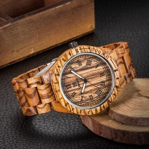 Explosive men's wooden watch, high-grade wooden watch, wooden watch - Payty