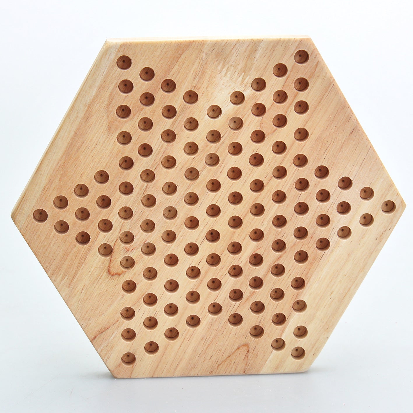 Wooden Puzzle Desktop Hexagon Checkers - Payty