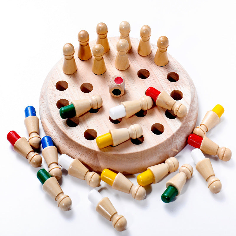 Creative Memory Chess Wooden Children'S Toy Without Burrs - Payty