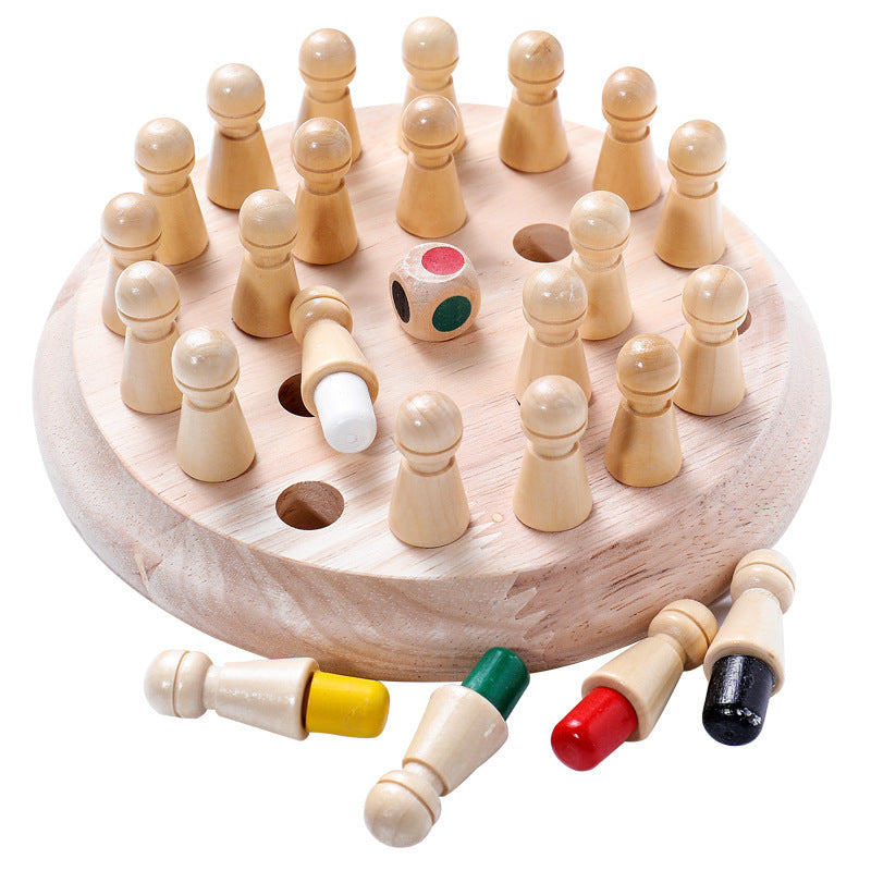 Creative Memory Chess Wooden Children'S Toy Without Burrs - Payty