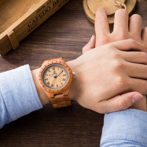 Explosive men's wooden watch, high-grade wooden watch, wooden watch - Payty