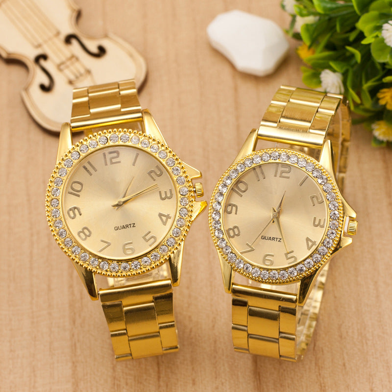 Gold fashion men's gold watch - Payty