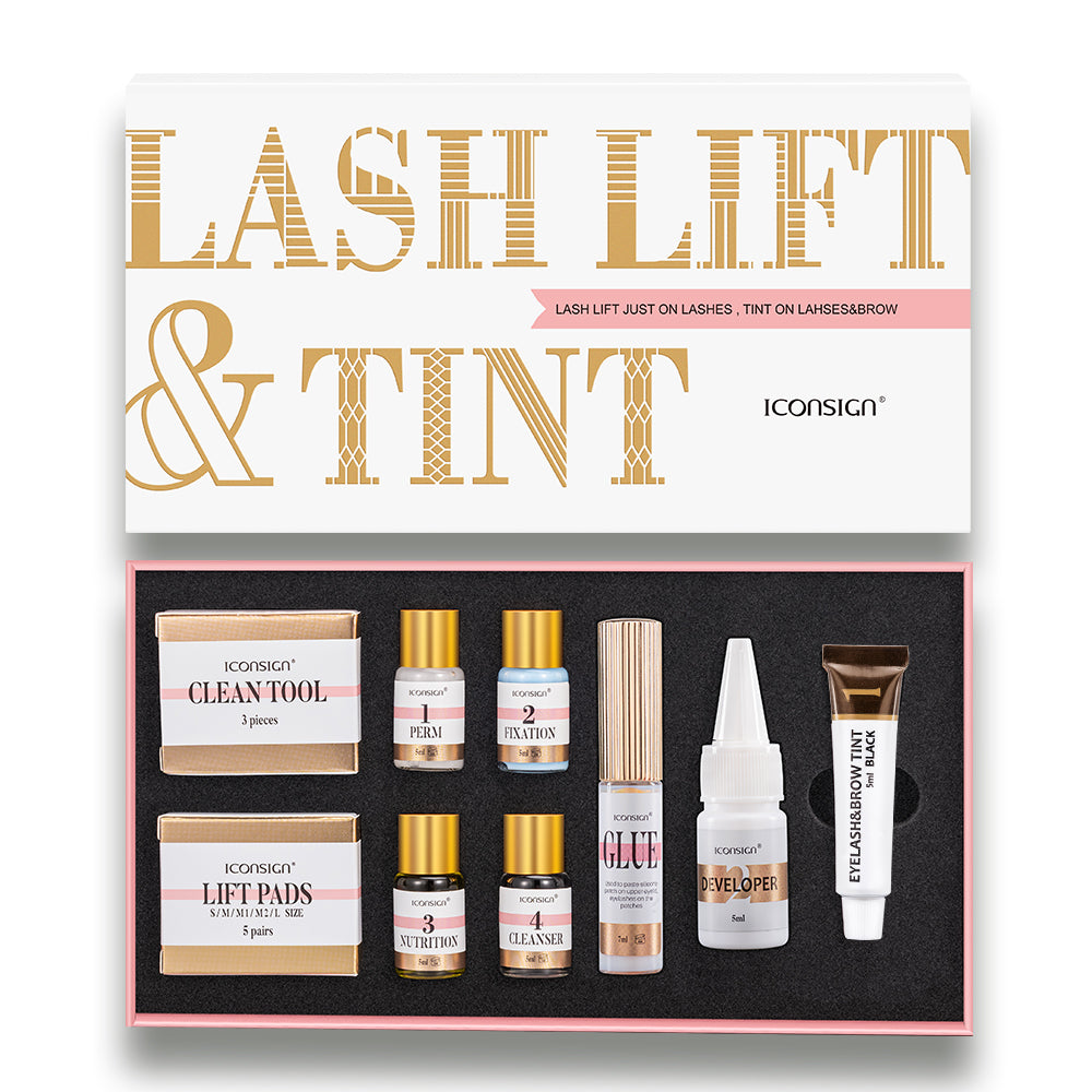 ICONSIGN Lash Lift EyeLash Eyebrow Dye Tint Kit Lashes Perm Set Brow Lamination Makeup Tools - Payty
