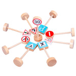 Wooden Street Traffic Signs Toys - Payty