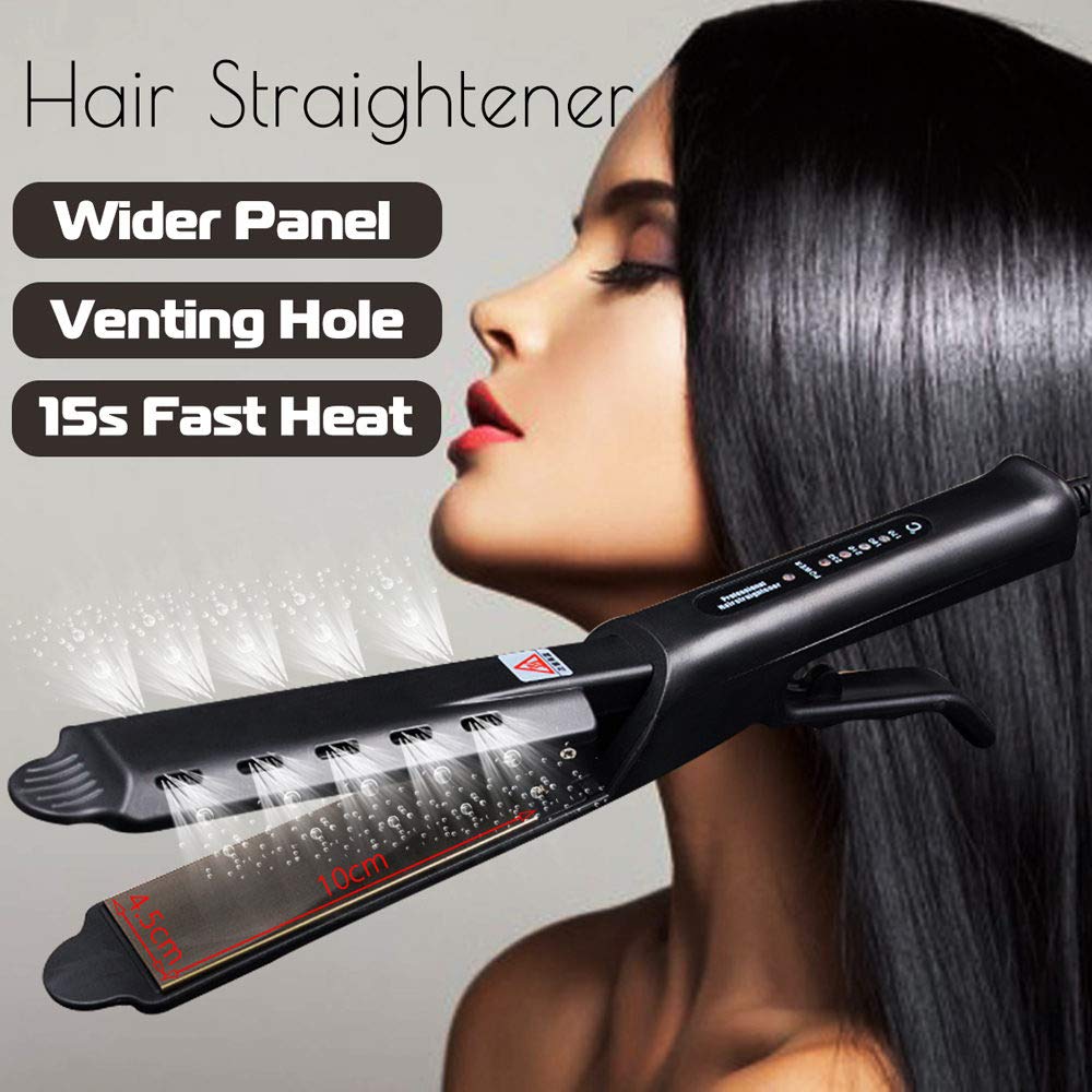 Four-gear Ceramic Tourmaline Ionic Flat Iron Hair Straightener For Women Professional Hair Straightener - Payty