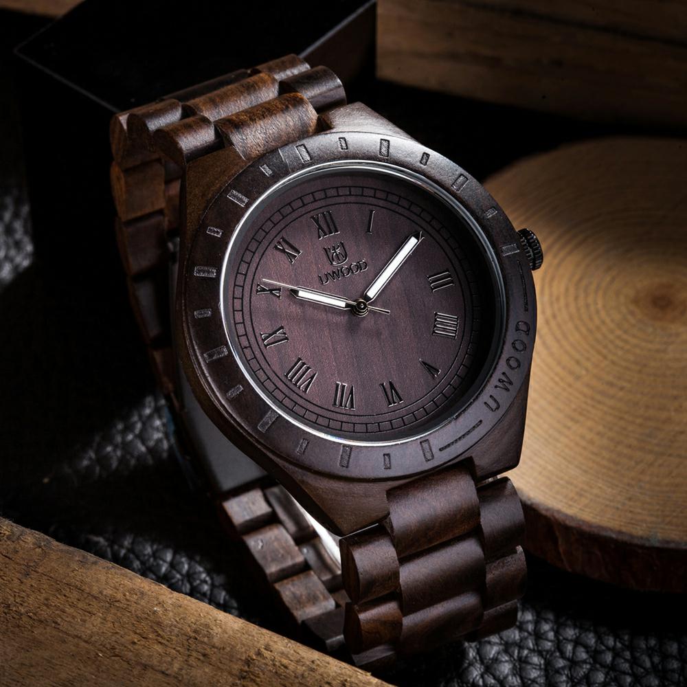 Explosive men's wooden watch, high-grade wooden watch, wooden watch - Payty