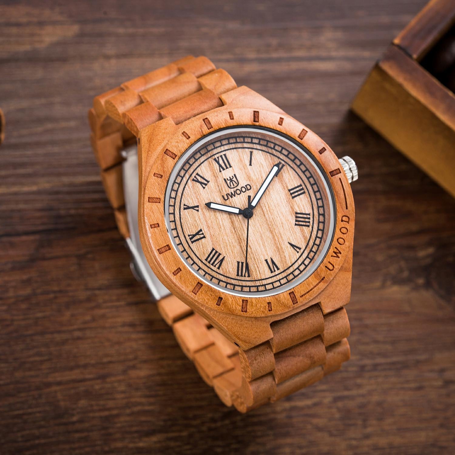 Explosive men's wooden watch, high-grade wooden watch, wooden watch - Payty