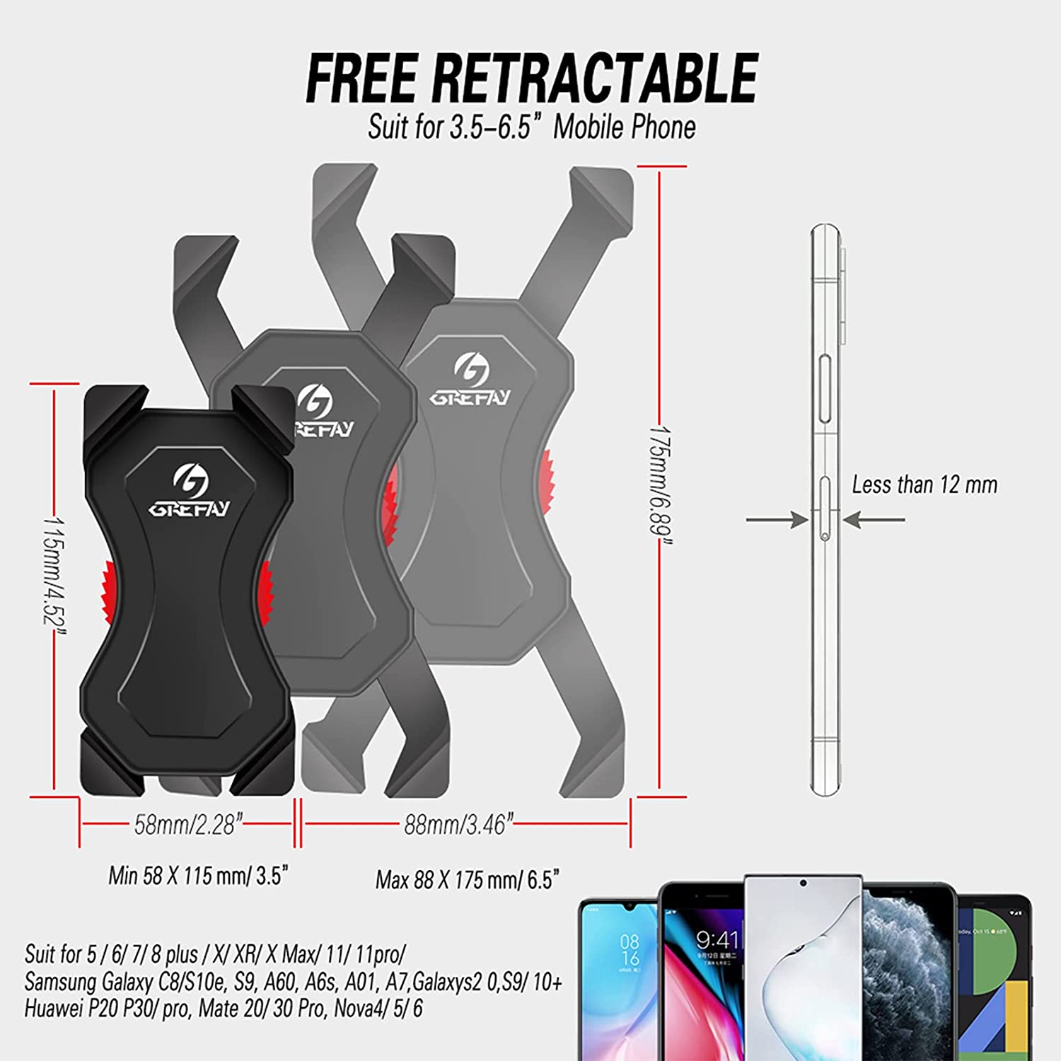 Support de téléphone pour vélo/moto - Payty