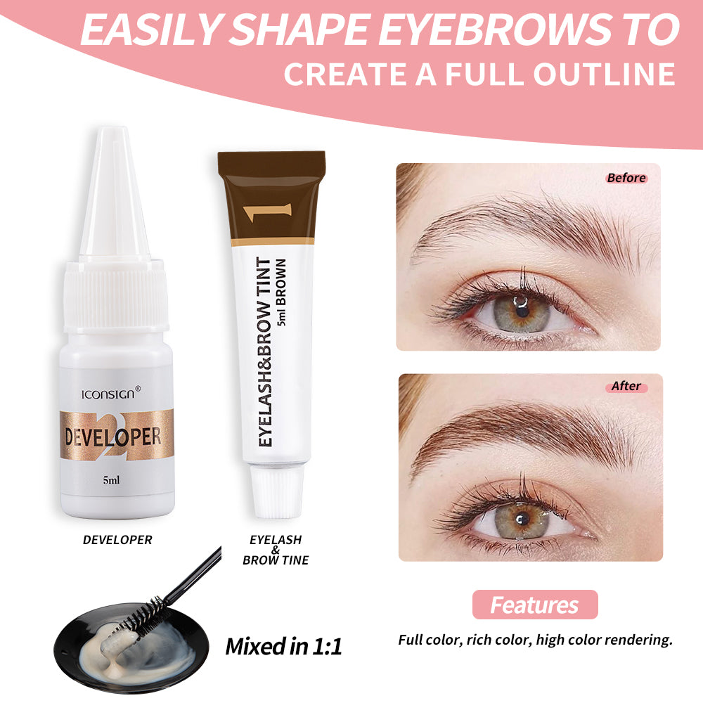 ICONSIGN Lash Lift EyeLash Eyebrow Dye Tint Kit Lashes Perm Set Brow Lamination Makeup Tools - Payty