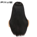 Brazilian Straight Human Hair Wigs with Bangs Fringe Wig Natural Black No Lace Long Hair Wig For Women Perruque Cheveux Humain - Payty