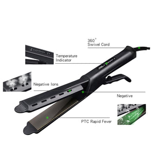 Four-gear Ceramic Tourmaline Ionic Flat Iron Hair Straightener For Women Professional Hair Straightener - Payty